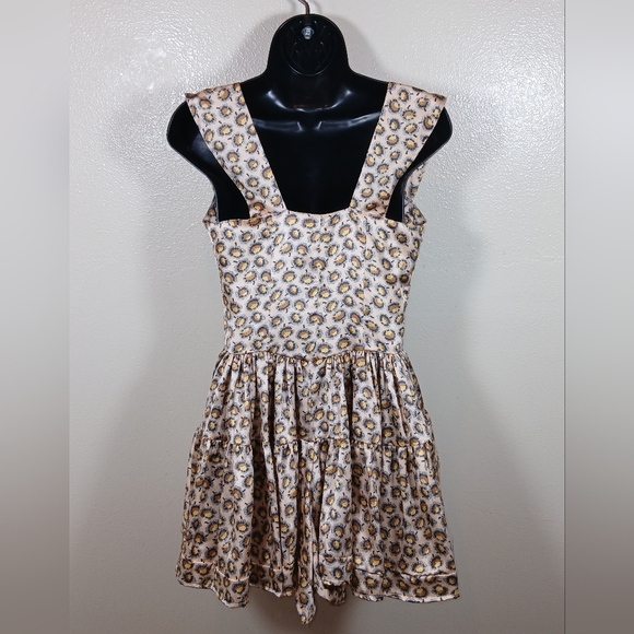 Vanessa Mooney Silk the Elizabeth Dress romper playsuit in daisy print small - Picture 3 of 9